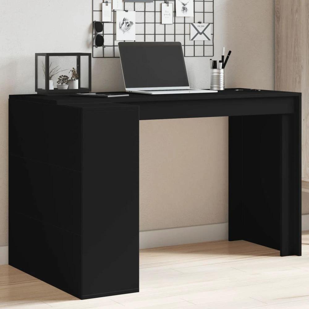 vidaXL Office Desk White 123.5x73.5x75 cm Engineered Wood by vidaXL