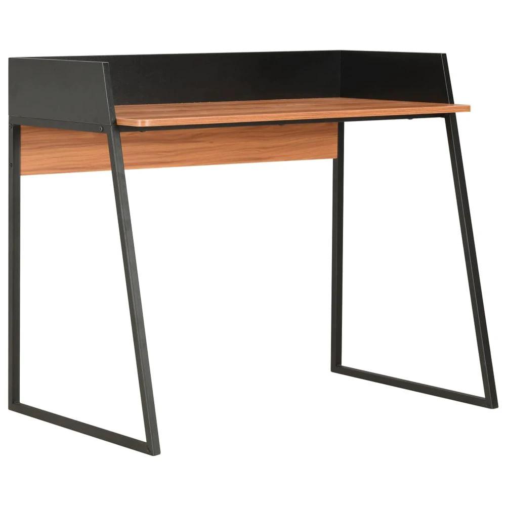 Desk White and Oak 90x60x88 cm vidaXL by vidaXL