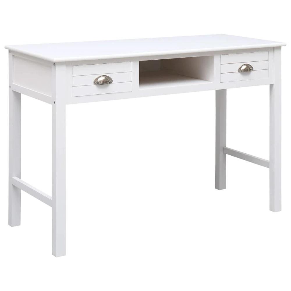 Writing Desk Grey 110x45x76 cm Wood by vidaXL