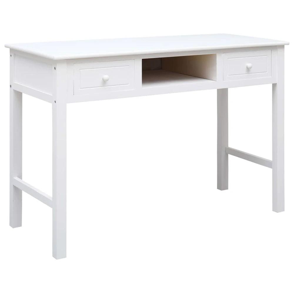 Writing Desk Grey 110x45x76 cm Wood by vidaXL