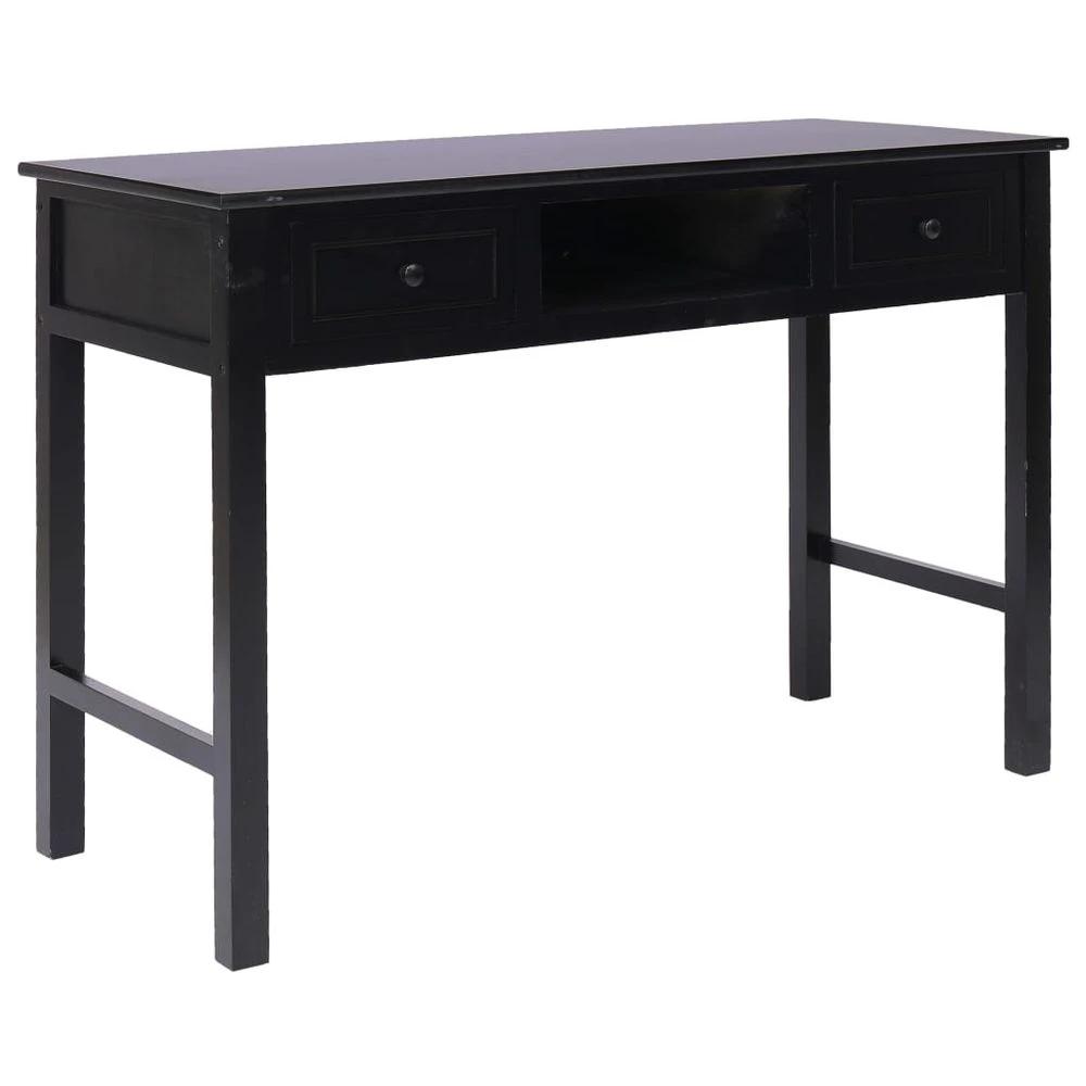 Writing Desk Grey 110x45x76 cm Wood by vidaXL