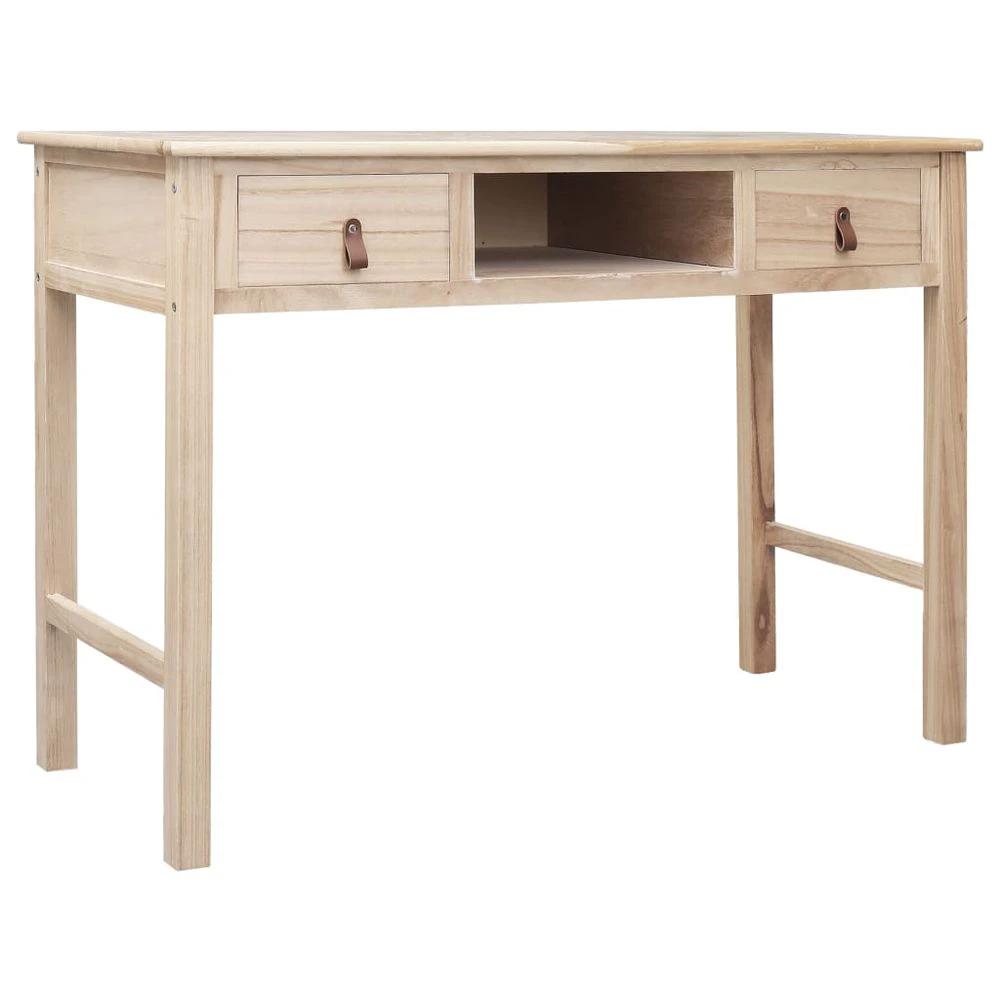 Writing Desk Grey 110x45x76 cm Wood by vidaXL