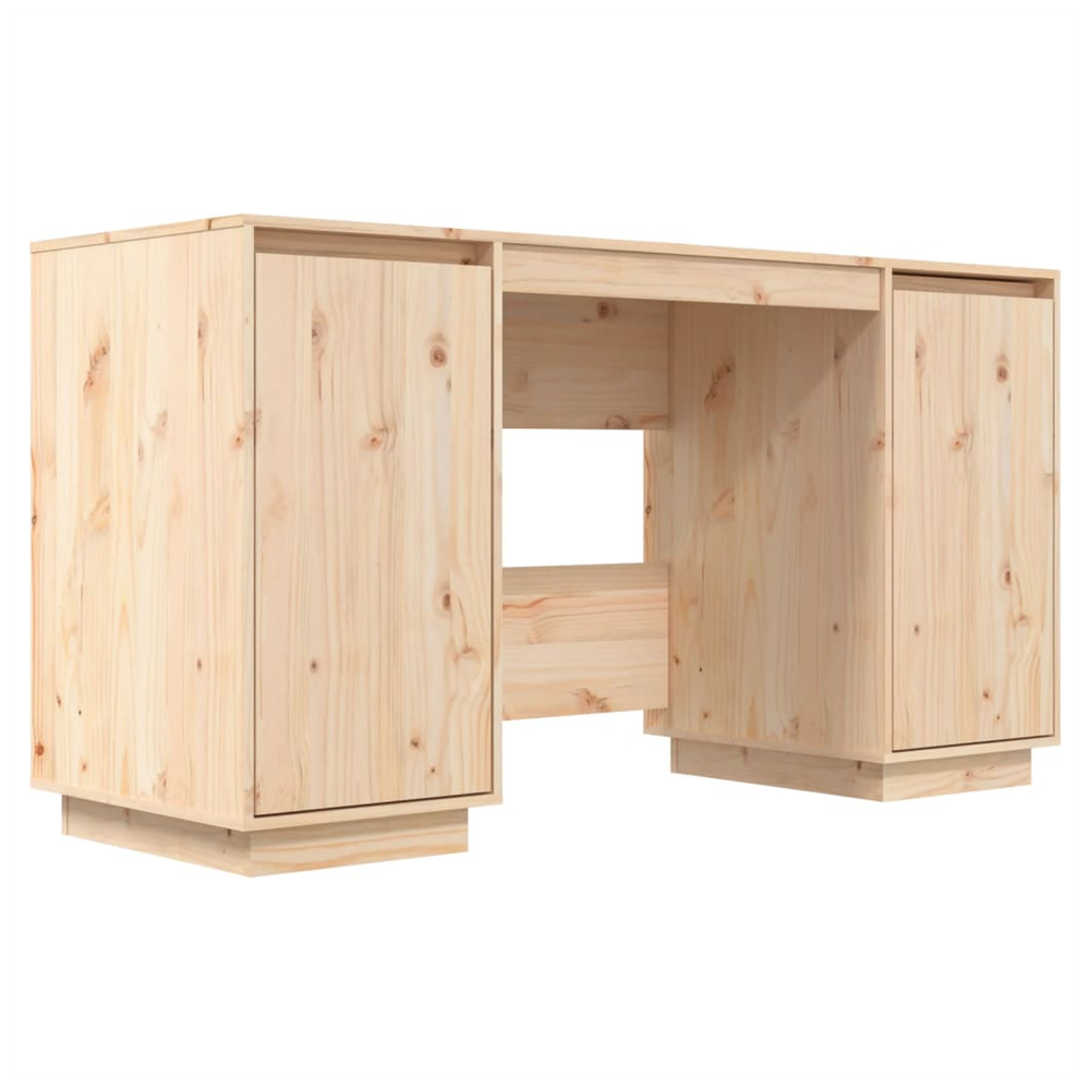 Desk 140x50x75 cm vidaXL Solid Wood Pine by vidaXL