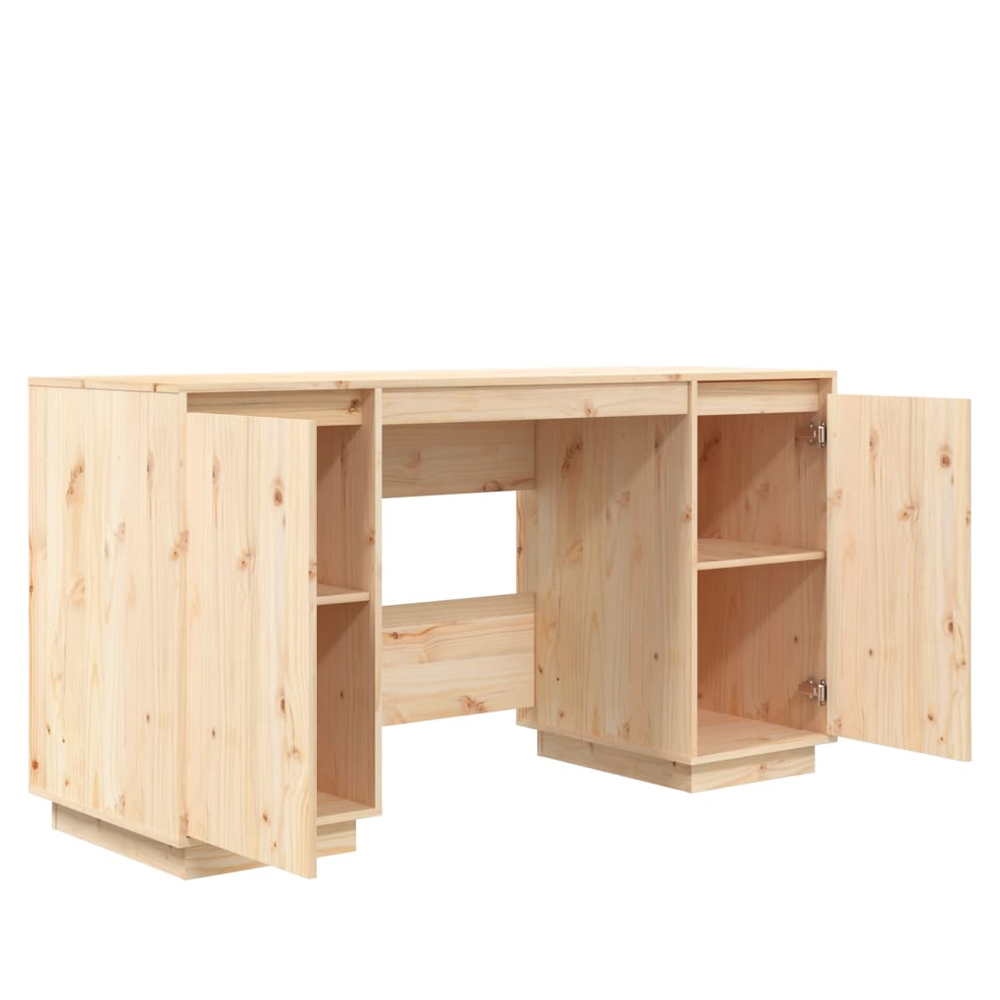 Desk 140x50x75 cm vidaXL Solid Wood Pine by vidaXL