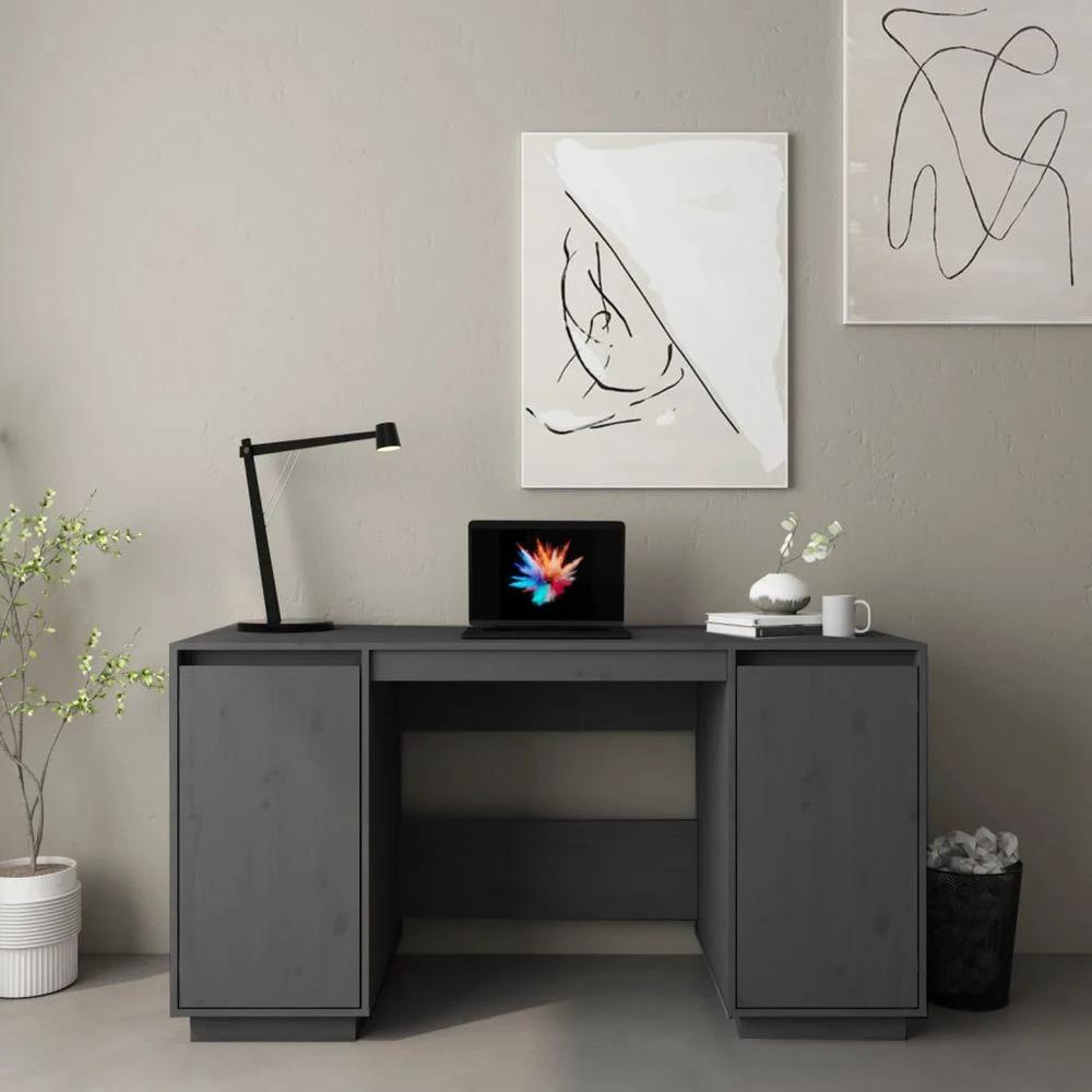 vidaXL Desk 140x50x75 cm vidaXL Solid Wood Pine - Desks Desk