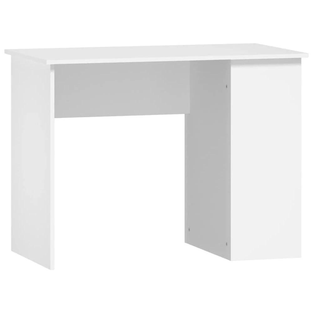 vidaXL Desk White 100x55x75 Engineered Wood - Desks Desk