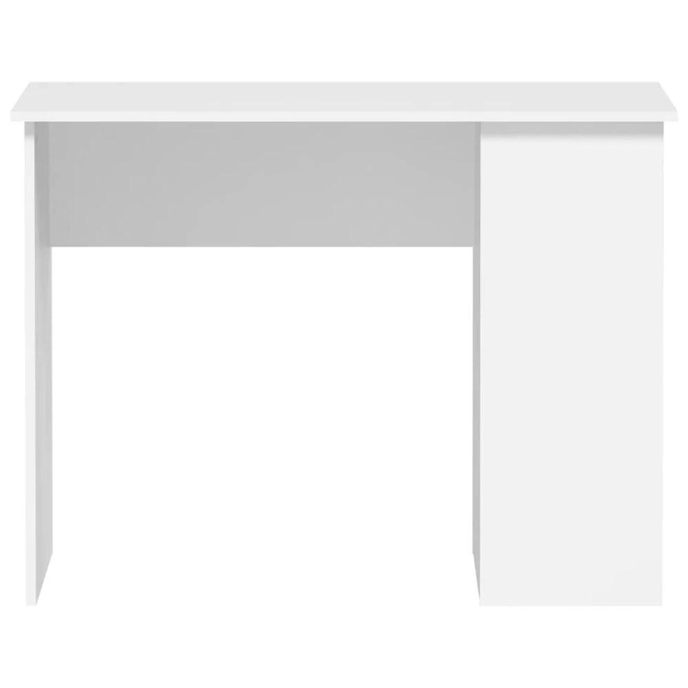 vidaXL Desk White 100x55x75 Engineered Wood - Desks Desk