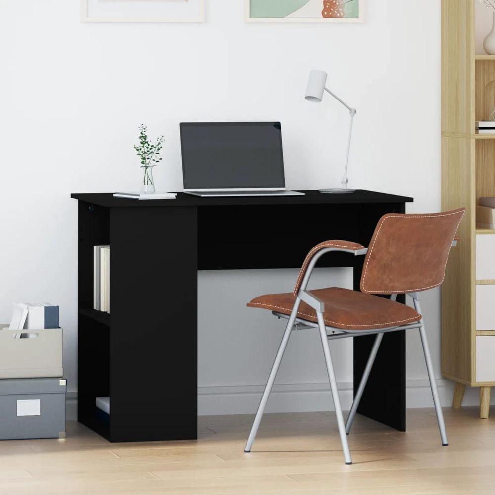 vidaXL Desk White 100x55x75 Engineered Wood - Desks Desk