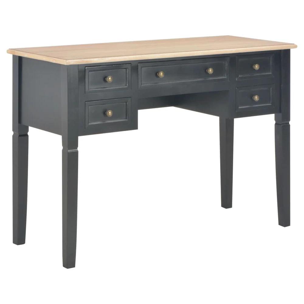 vidaXL Writing Desk White 109.5x45x77.5 cm Wood - Desks Desk