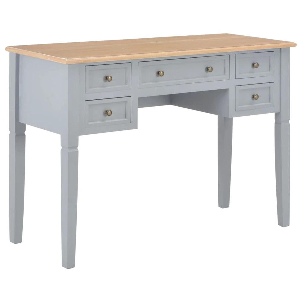 vidaXL Writing Desk White 109.5x45x77.5 cm Wood - Desks Desk