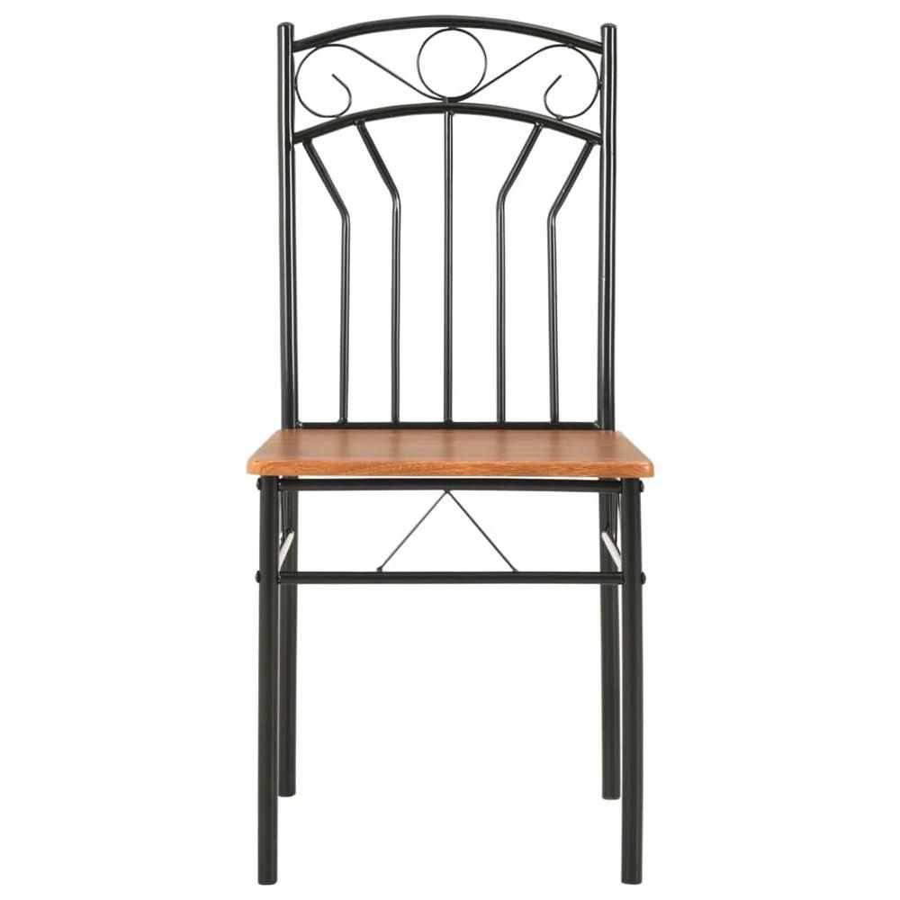 vidaXL Dining Chairs 6 pcs vidaXL Brown MDF - Uncategorized Dining Chairs