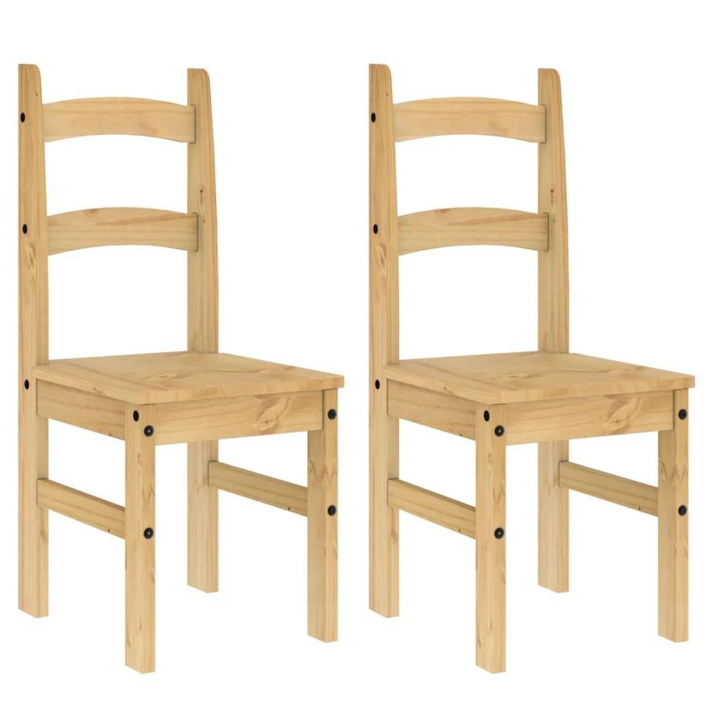Dining Chairs 2 pcs 40x46x99 cm vidaXL Solid Wood Pine by vidaXL