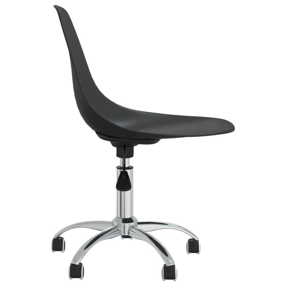 vidaXL Swivel Dining Chairs 2 pcs vidaXL Light Grey PP - Uncategorized Dining Chairs