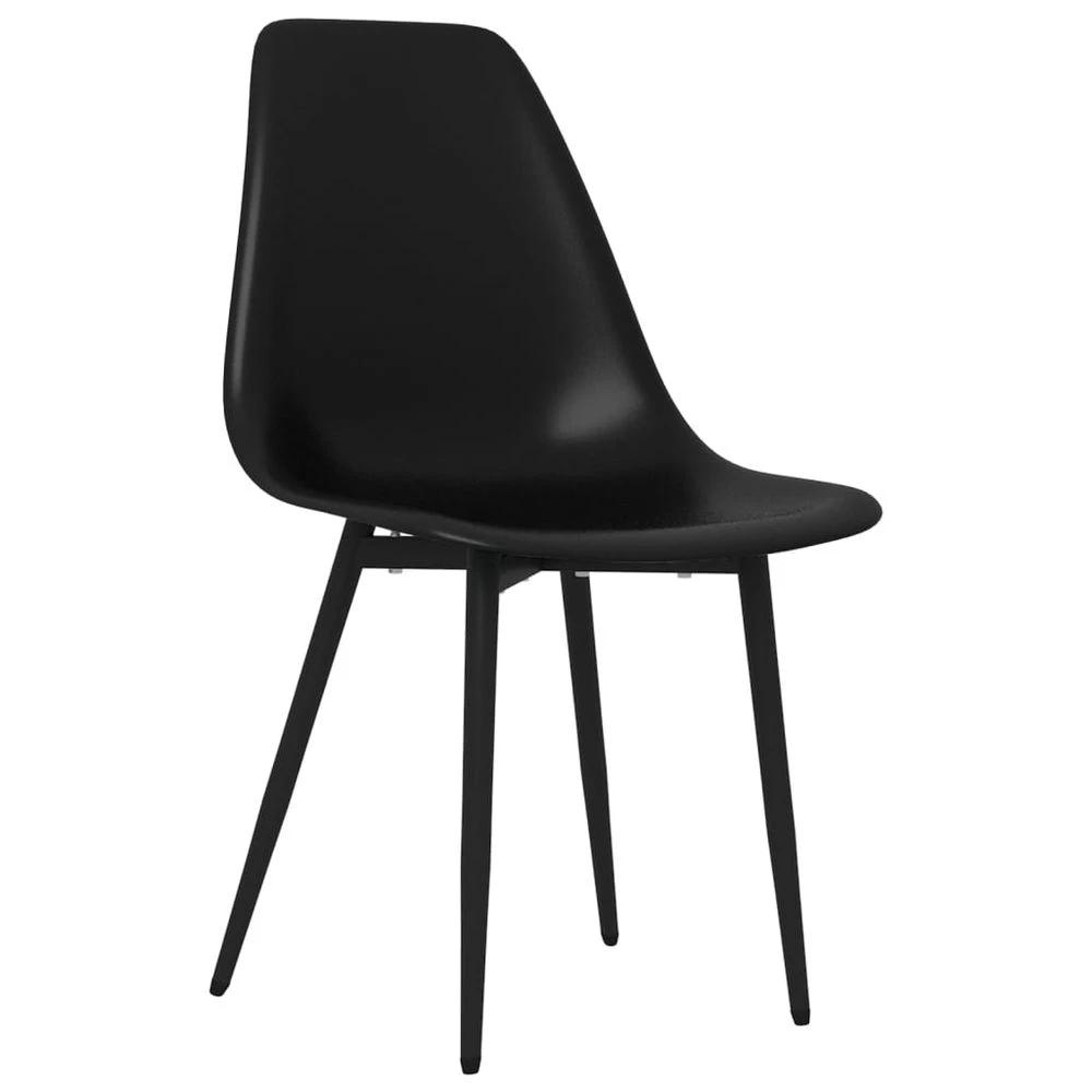 Dining Chairs 2 pcs vidaXL White PP by vidaXL