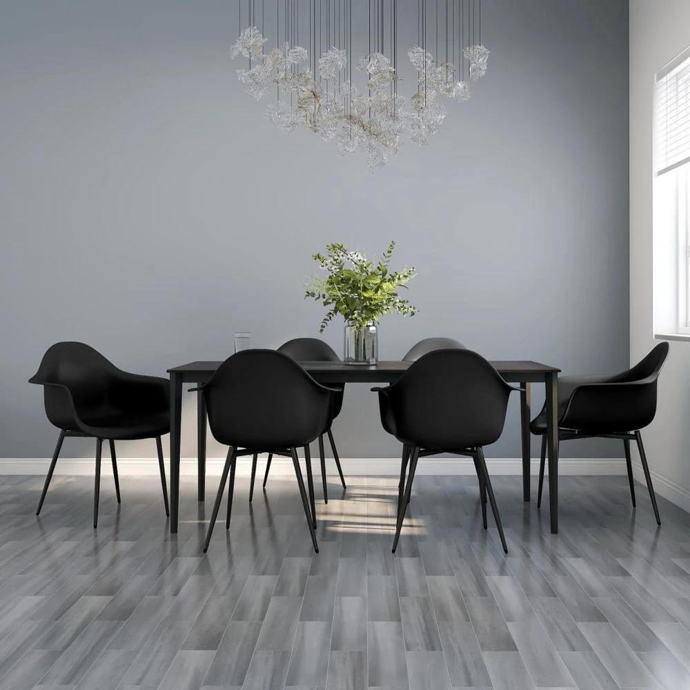 vidaXL Dining Chairs 2 pcs vidaXL White PP - Uncategorized Dining Chairs