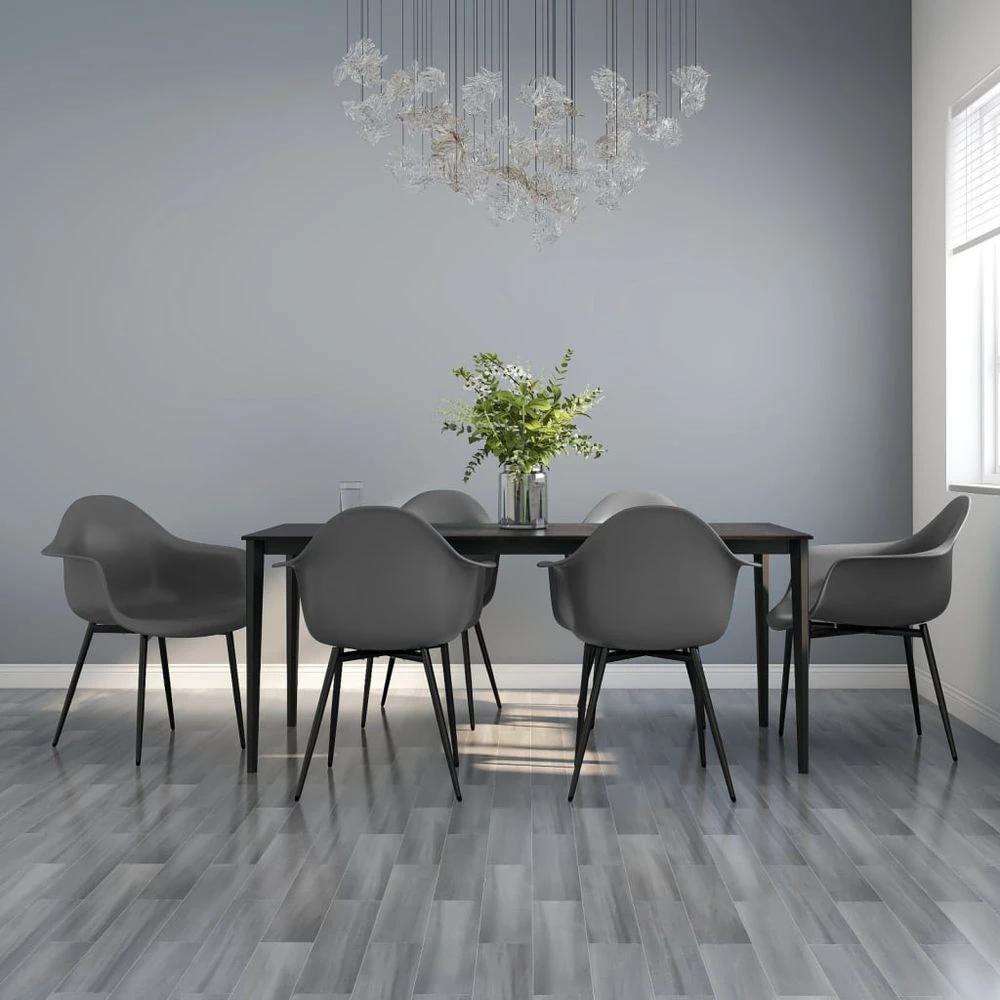 vidaXL Dining Chairs 2 pcs vidaXL White PP - Uncategorized Dining Chairs