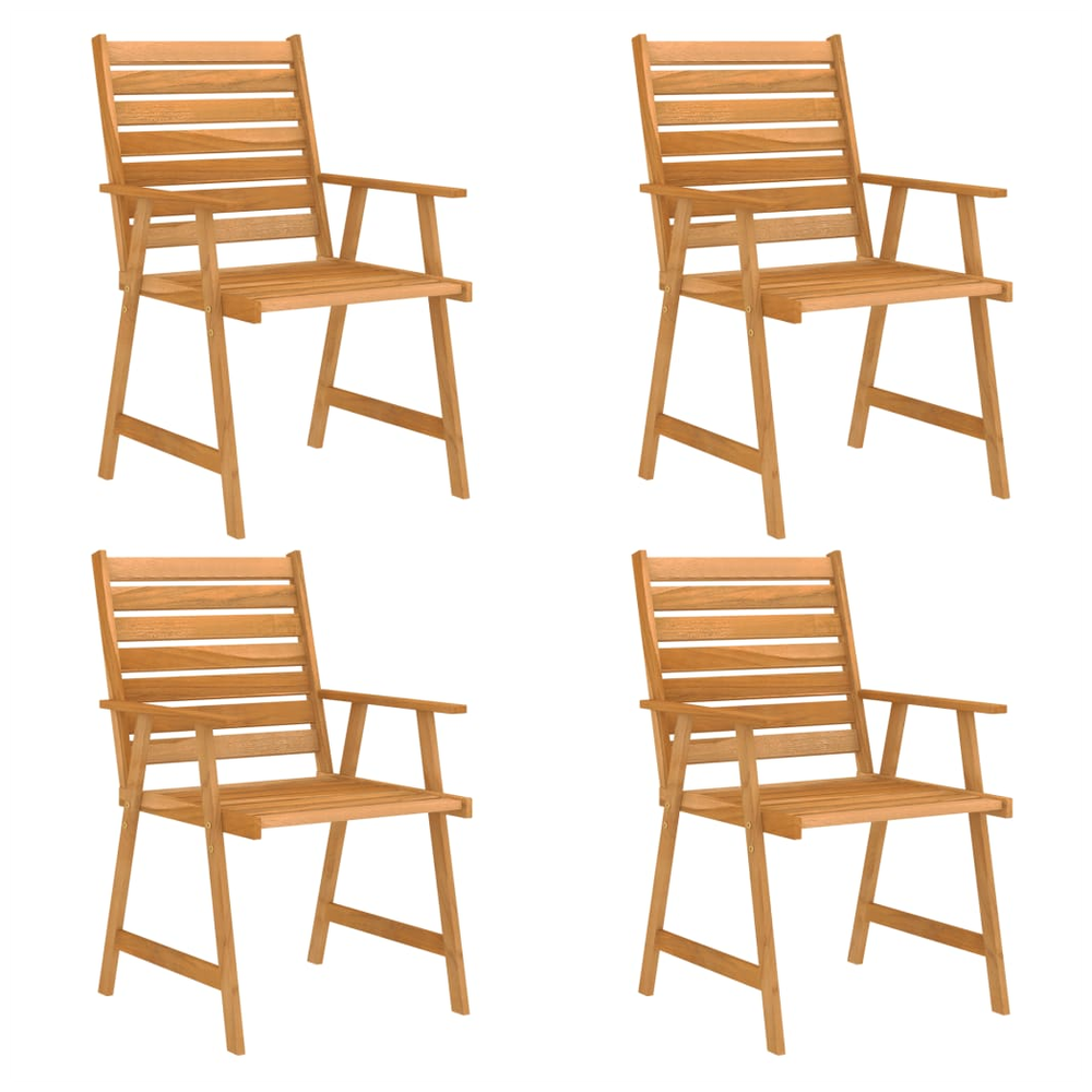 vidaXL 5 Piece vidaXL Garden Dining Set Solid Acacia Wood - Uncategorized Dining Set