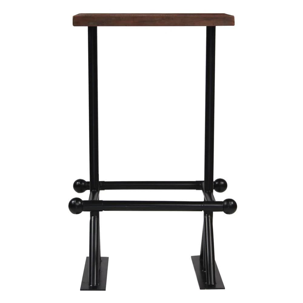 Bar Set 3 Piece vidaXL Solid Reclaimed Wood by vidaXL