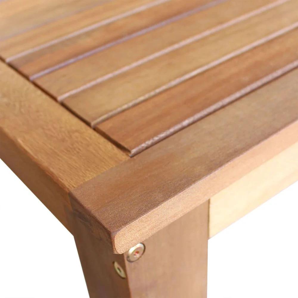 vidaXL Bar Table and Chair Set 3 Pieces vidaXL Solid Acacia Wood - Uncategorized Dining Set