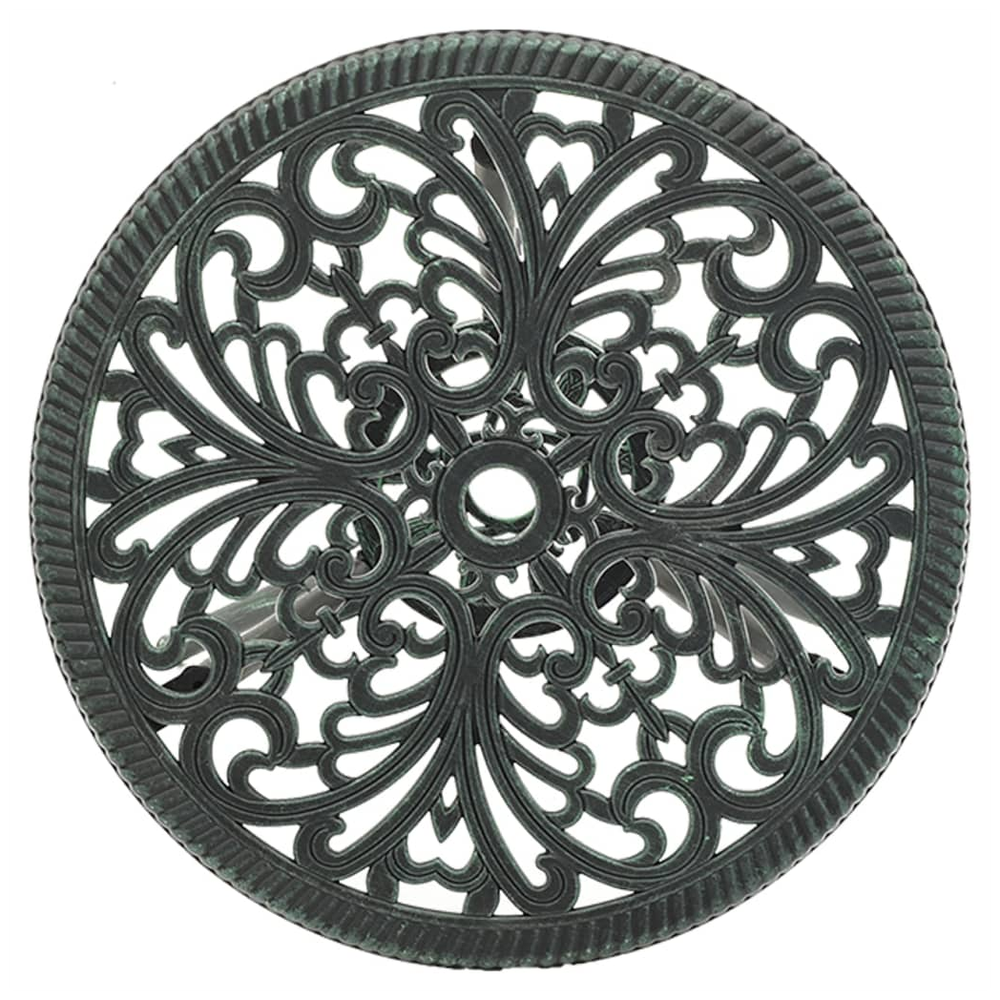 vidaXL 3 Piece vidaXL Bistro Set Cast Aluminium Green - Uncategorized Dining Set