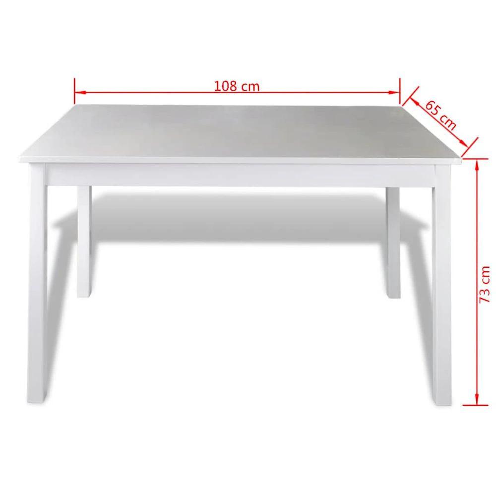 vidaXL 5 Piece vidaXL Dining Set White - Uncategorized Dining Set