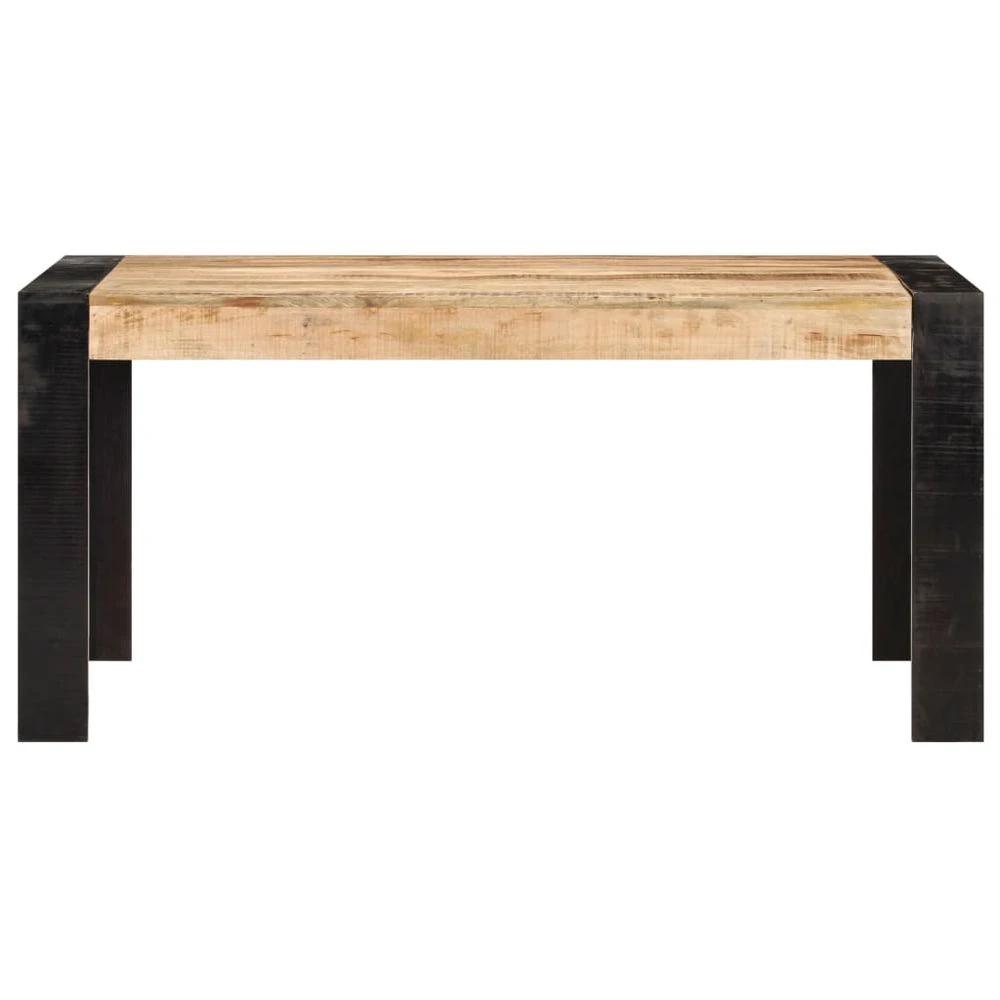 vidaXL Dining Table 160x80x76 cm vidaXL Solid Mango Wood - Uncategorized Dining Table