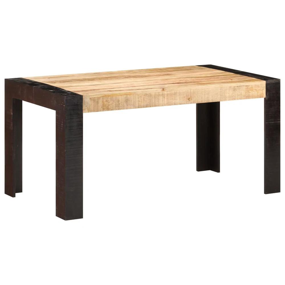 vidaXL Dining Table 160x80x76 cm vidaXL Solid Mango Wood - Uncategorized Dining Table