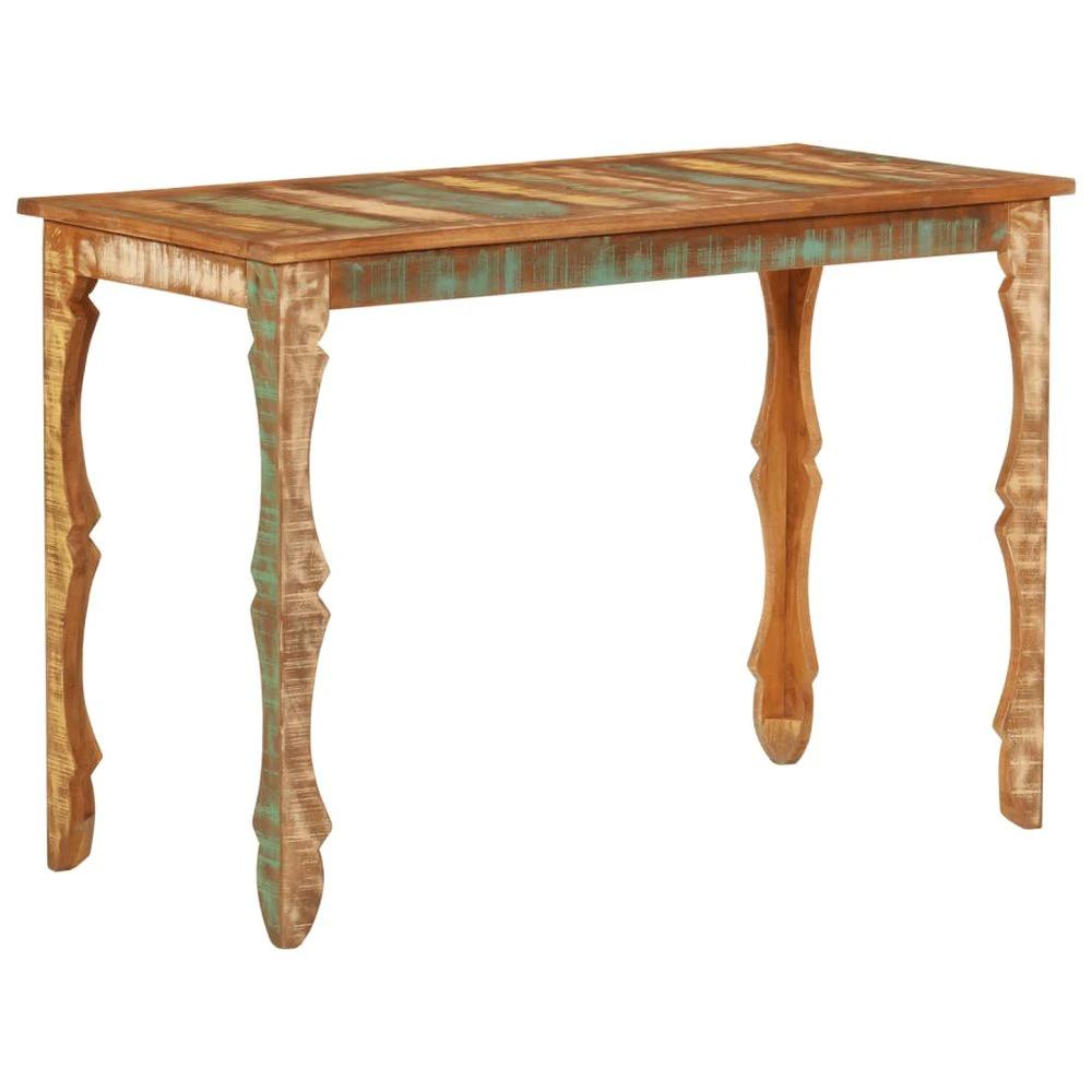 vidaXL Dining Table 110x52x76 cm vidaXL Solid Wood Reclaimed - Uncategorized Dining Table