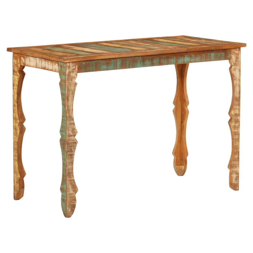vidaXL Dining Table 110x52x76 cm vidaXL Solid Wood Reclaimed - Uncategorized Dining Table