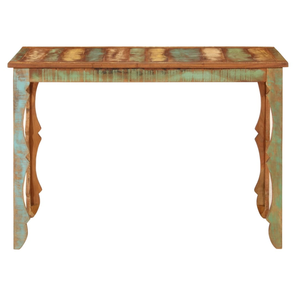 Dining Table 110x52x76 cm vidaXL Solid Wood Reclaimed by vidaXL