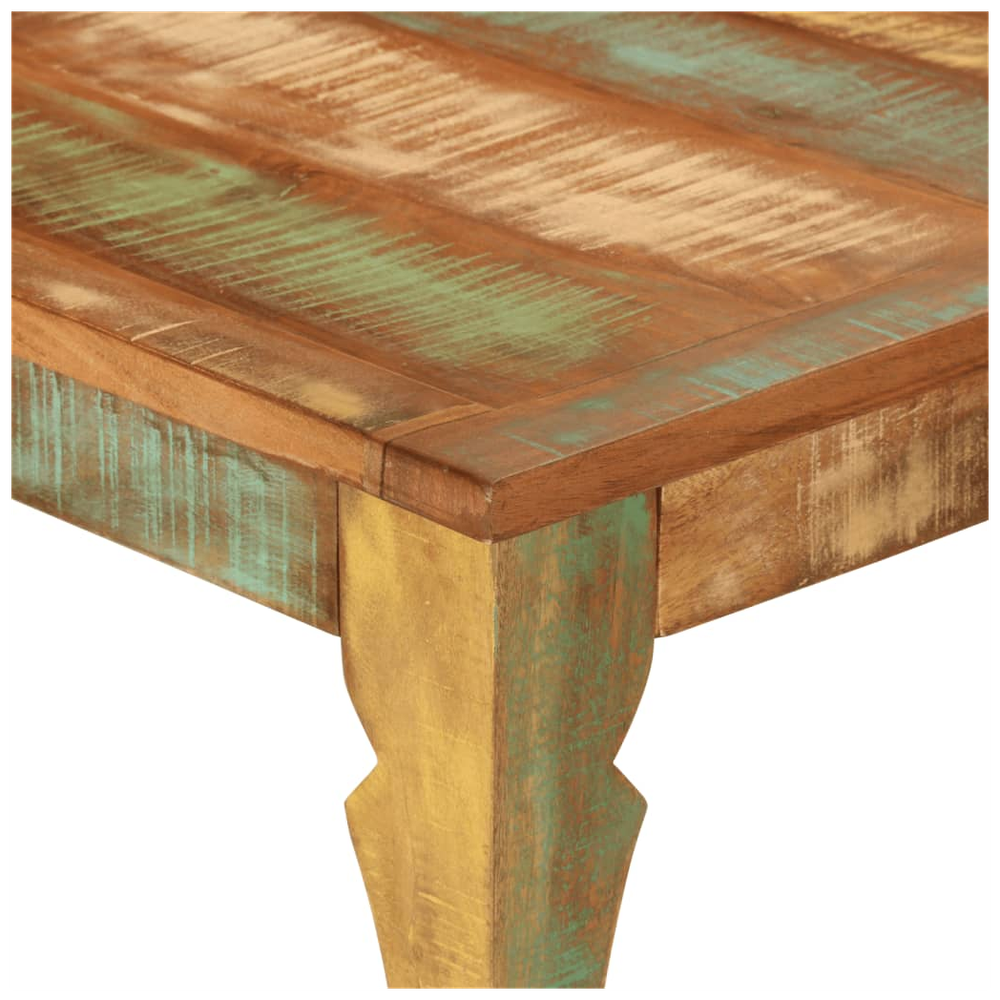 Dining Table 110x52x76 cm vidaXL Solid Wood Reclaimed by vidaXL