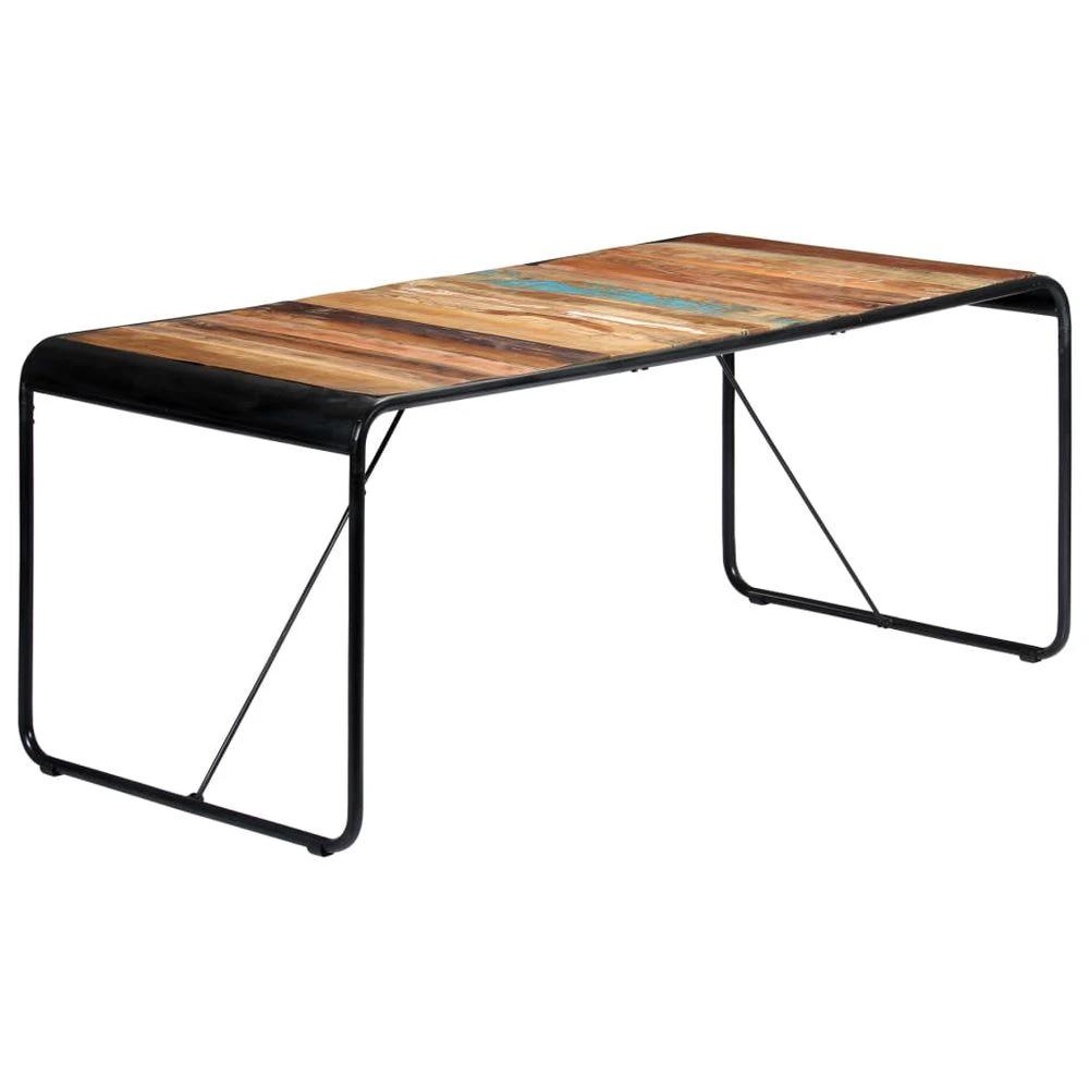 vidaXL Dining Table 180x90x76 cm vidaXL Solid Reclaimed Wood - Uncategorized Dining Table
