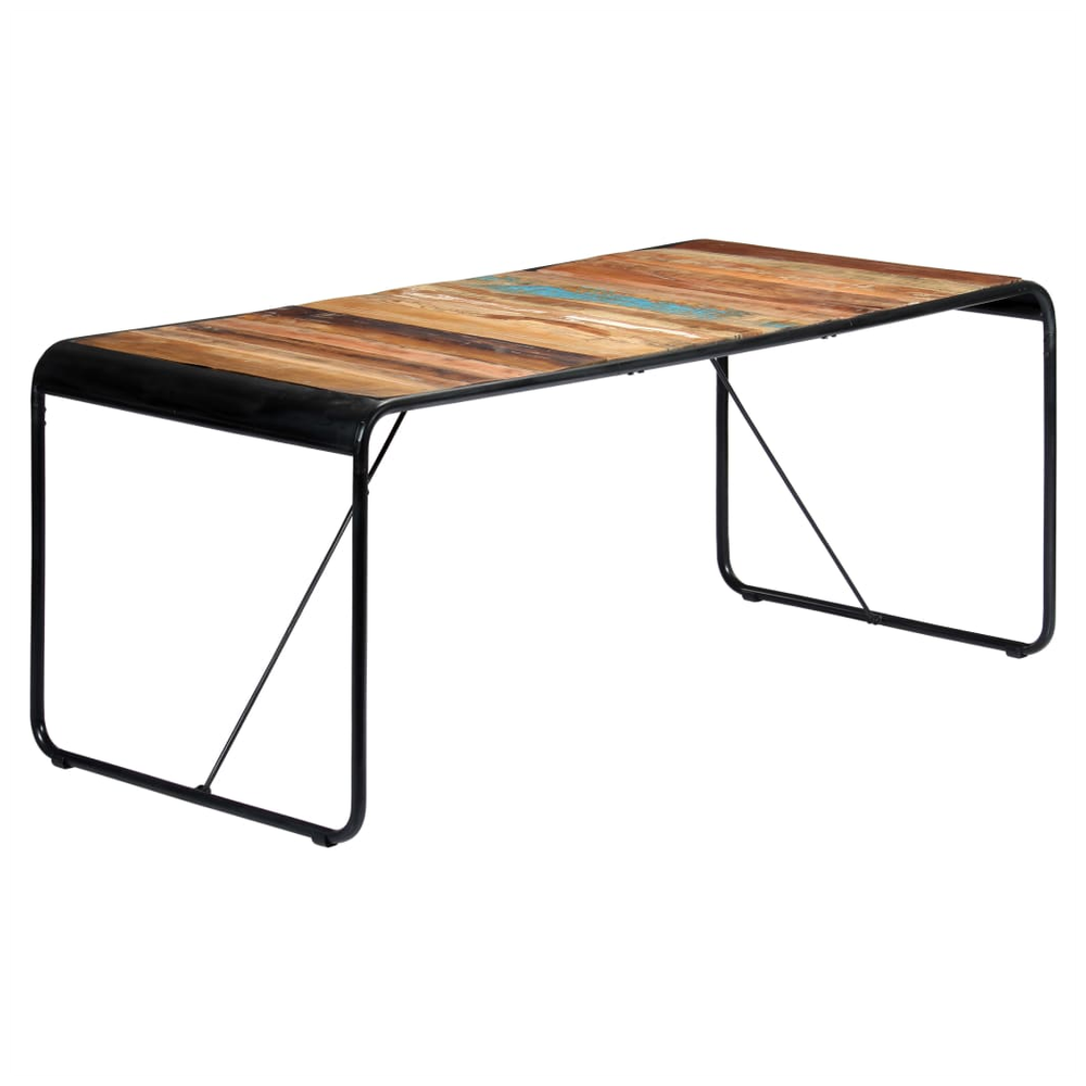 vidaXL Dining Table 180x90x76 cm vidaXL Solid Reclaimed Wood - Uncategorized Dining Table