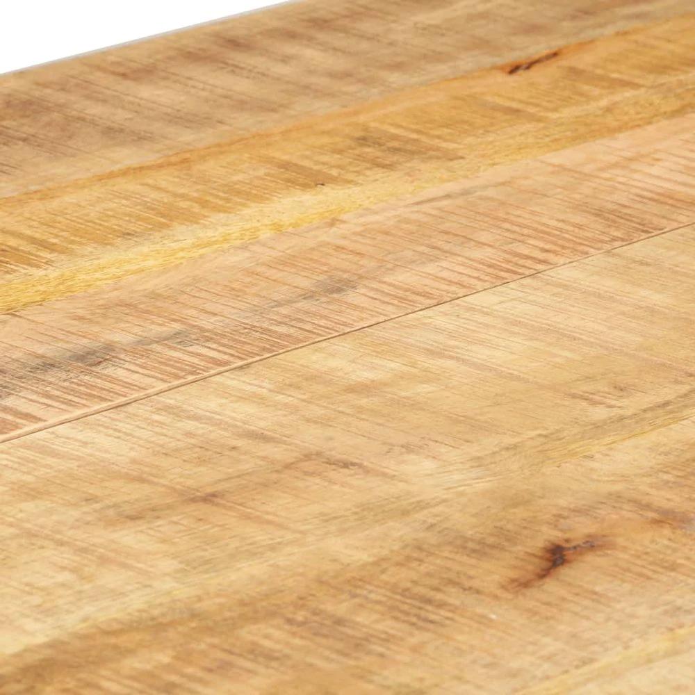 vidaXL Dining Table 140x70x76 cm vidaXL Solid Rough Mango Wood - Uncategorized Dining Table