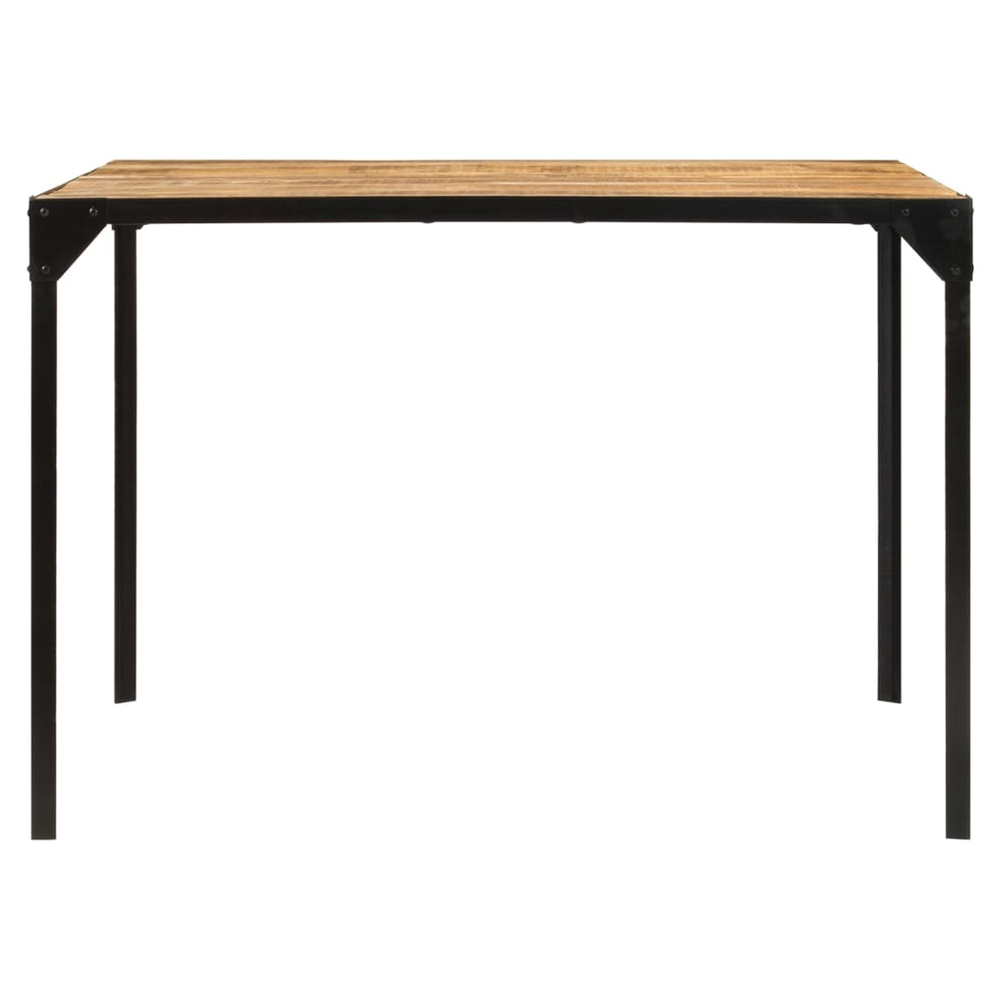 Dining Table 110x110x76 cm vidaXL Solid Wood Mango by vidaXL