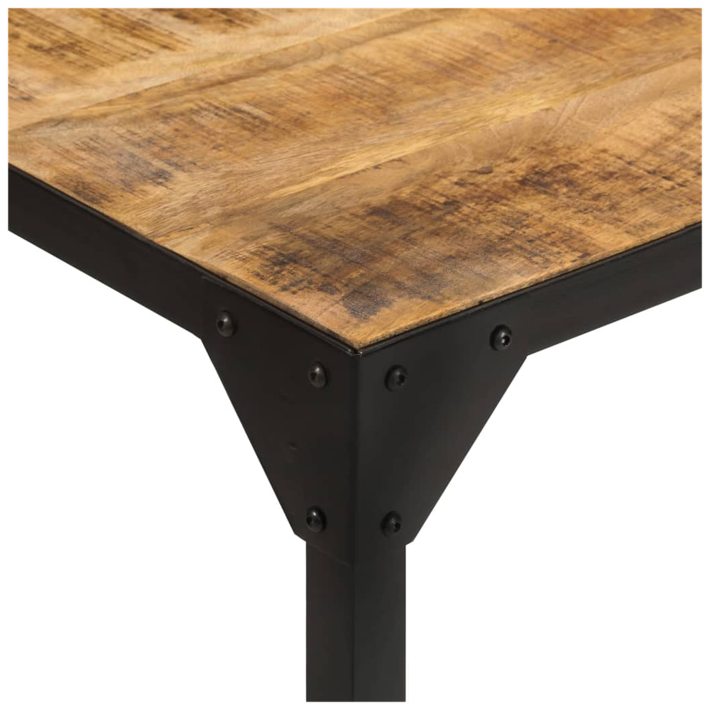 Dining Table 110x110x76 cm vidaXL Solid Wood Mango by vidaXL