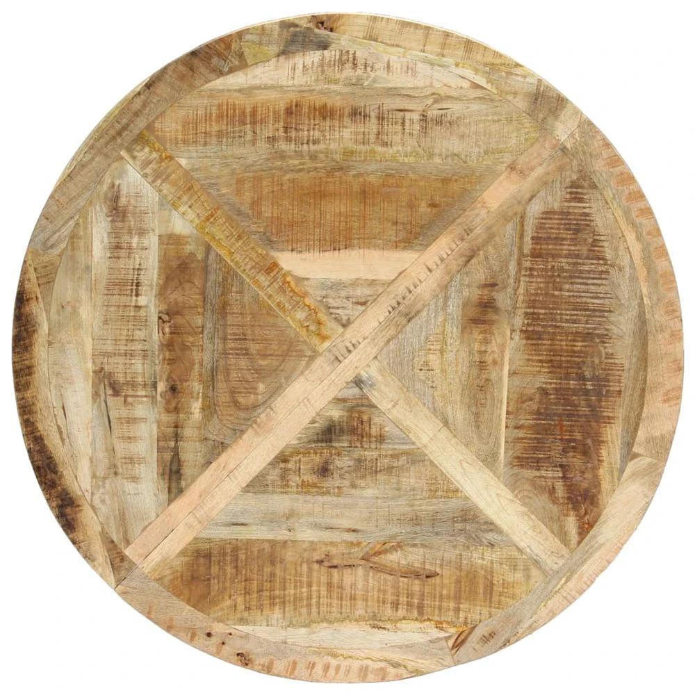 vidaXL Dining Table Round 120x76 cm vidaXL Solid Mango Wood - Uncategorized Dining Table