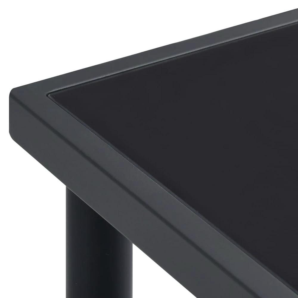 vidaXL Outdoor Dining Table vidaXL Anthracite 150x90x74 cm Steel - Uncategorized Dining Table