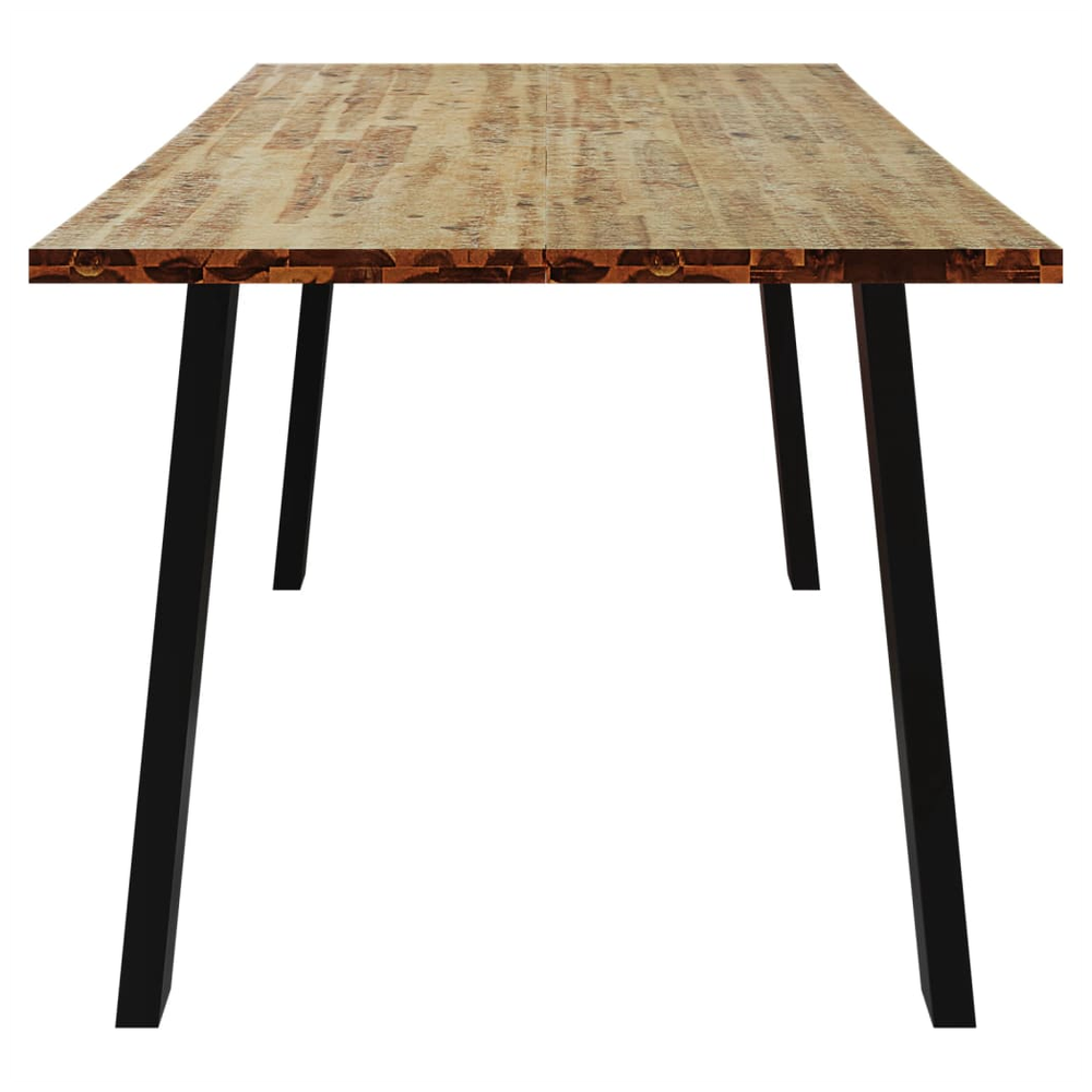 vidaXL Dining Table 150x90x75 cm vidaXL Solid Wood Acacia - Uncategorized Dining Table