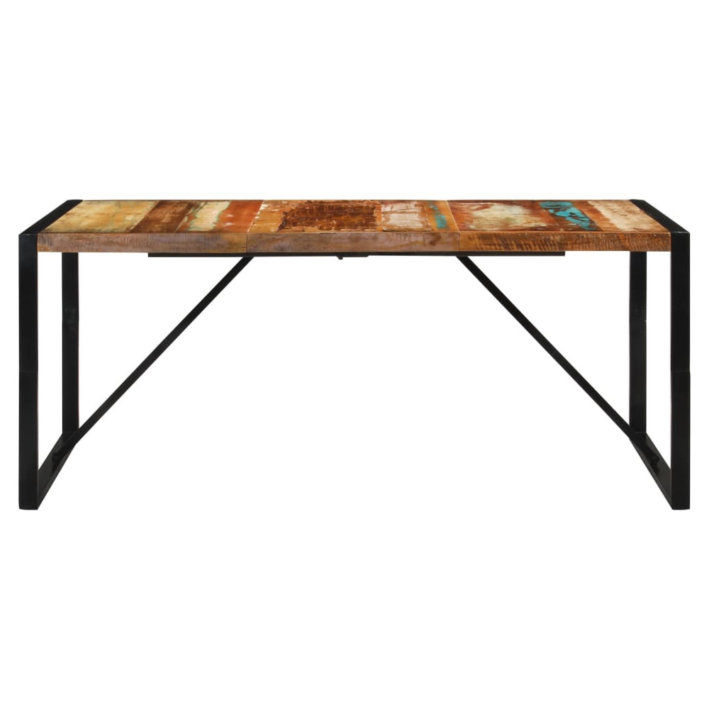 Dining Table 175x90x76 cm vidaXL Solid Wood Reclaimed by vidaXL