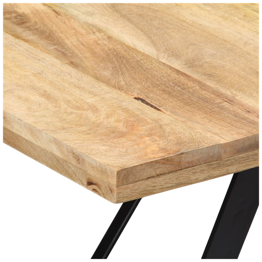vidaXL Dining Table 180x90x76 cm vidaXL Solid Mango Wood - Uncategorized Dining Table
