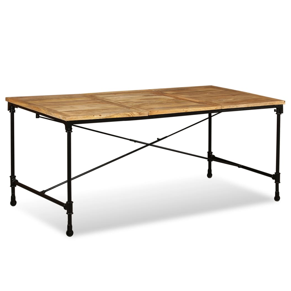 vidaXL Dining Table vidaXL Solid Mango Wood 180 cm - Uncategorized Dining Table