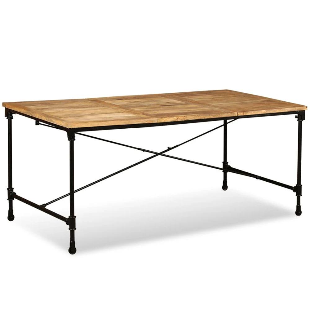 vidaXL Dining Table vidaXL Solid Mango Wood 180 cm - Uncategorized Dining Table