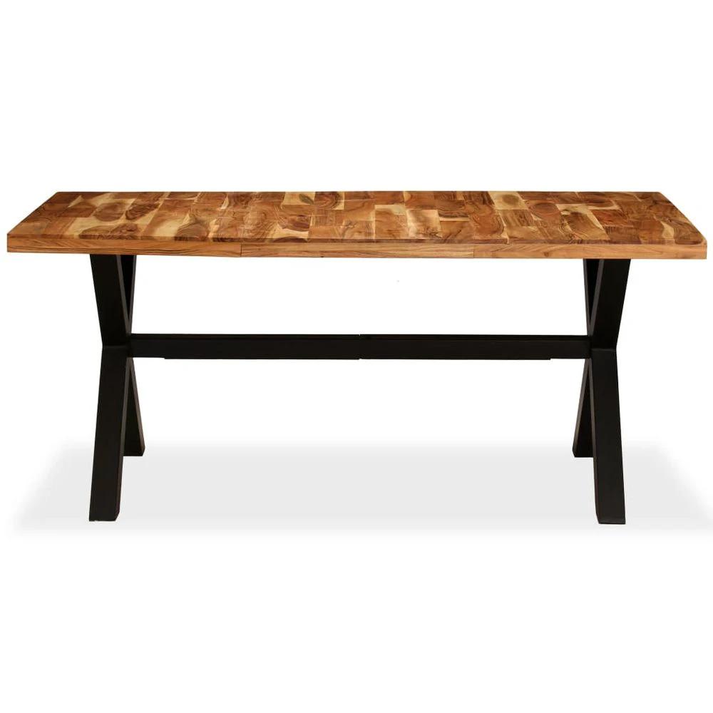 Dining Table Solid Acacia and Mango Wood vidaXL 180x90x76 cm by vidaXL