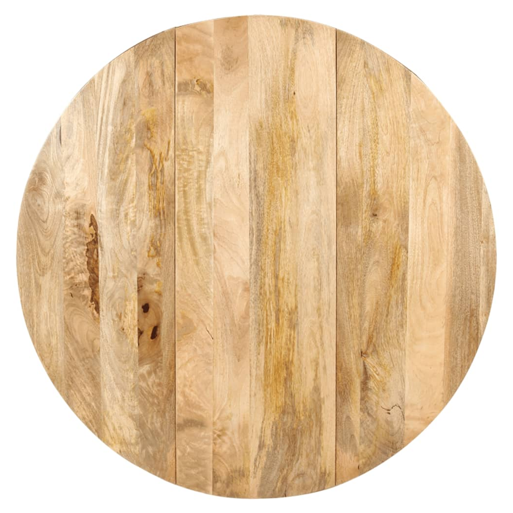 vidaXL Dining Table Round 110x76 cm vidaXL Solid Mango Wood - Uncategorized Dining Table