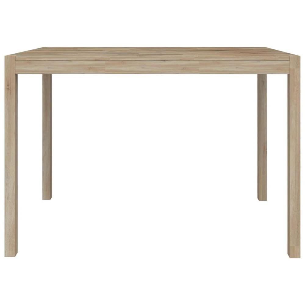 Dining Table 110x70x75 cm vidaXL Solid Wood Acacia by vidaXL