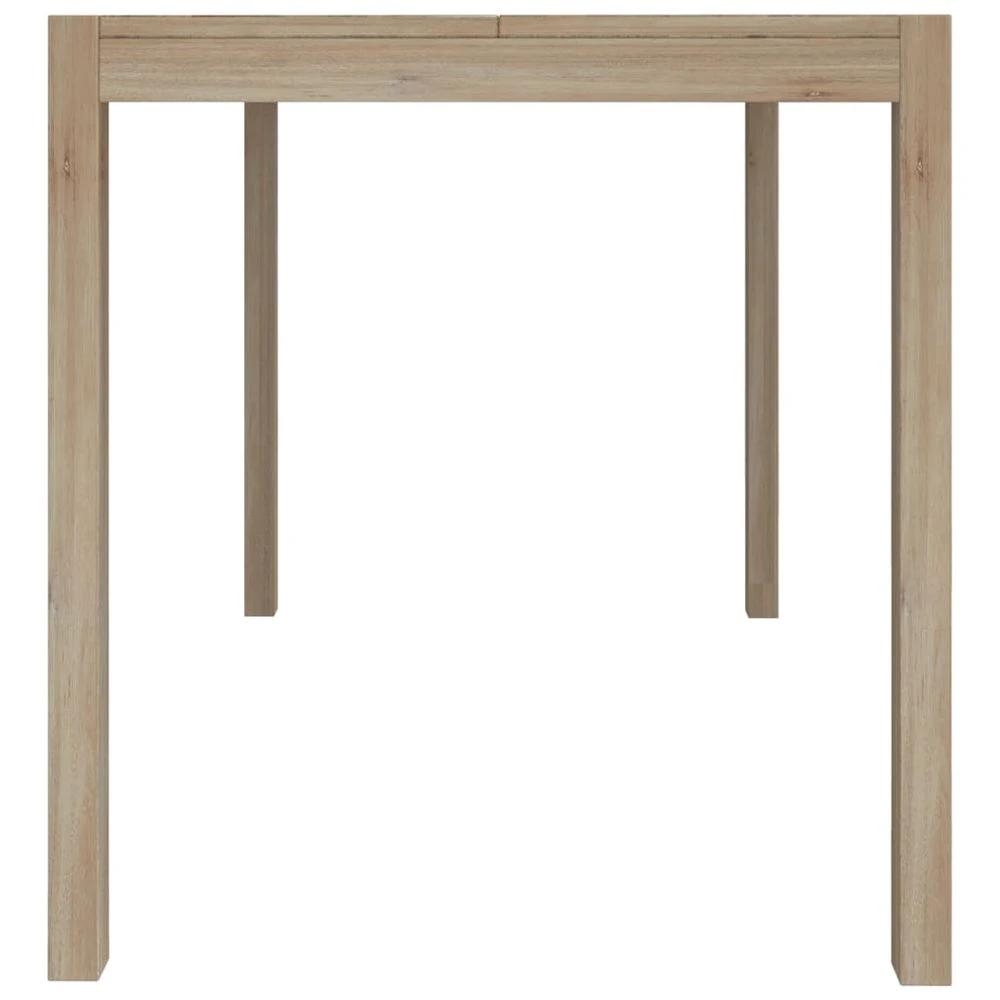 Dining Table 110x70x75 cm vidaXL Solid Wood Acacia by vidaXL