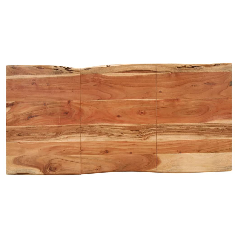 Dining Table 140x70x76 cm vidaXL Solid Wood Acacia by vidaXL