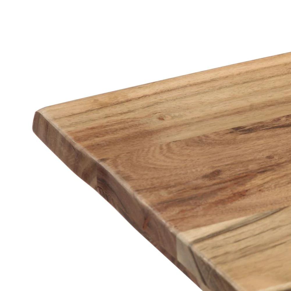 vidaXL Dining Table 140x80x76 cm vidaXL Solid Acacia Wood - Uncategorized Dining Table