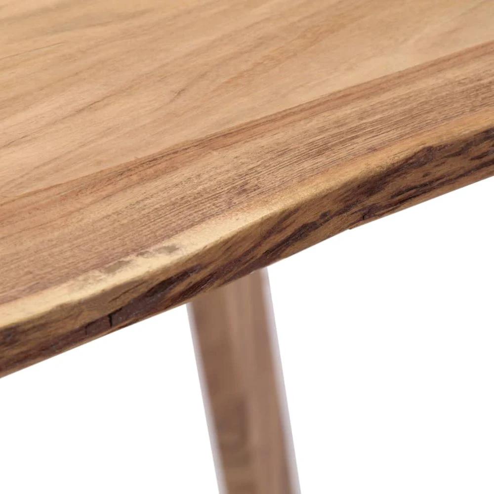 vidaXL Dining Table 140x80x76 cm vidaXL Solid Acacia Wood - Uncategorized Dining Table